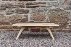 Ash and yew coffee table