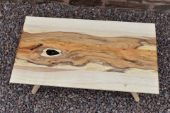 Ash and yew coffee table