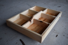 Ash and yew tray insert