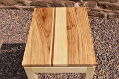 Oak, limewood and sapele table top